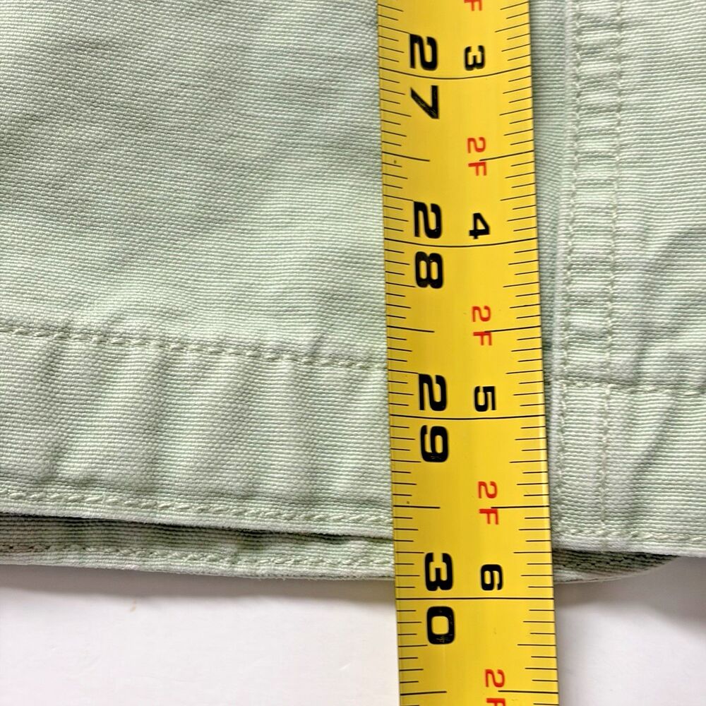 LL Bean Vintage Barn Coat Womens 2X Faded Sage Canvas Chore Jacket Lined - Picture 11 of 11